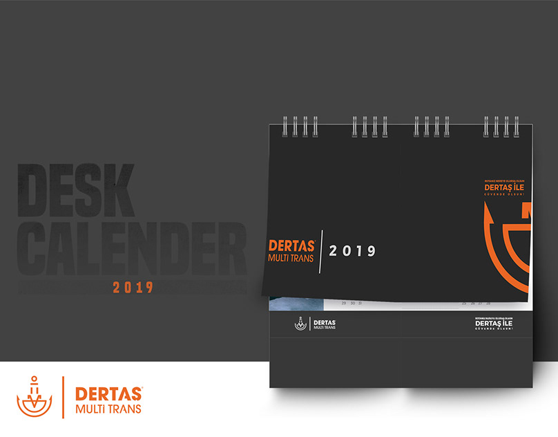 DERTAS MULTI TRANS DESK CALENDER