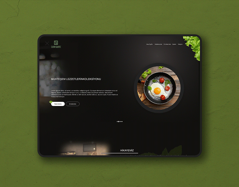 Sukra Gurme Web Design