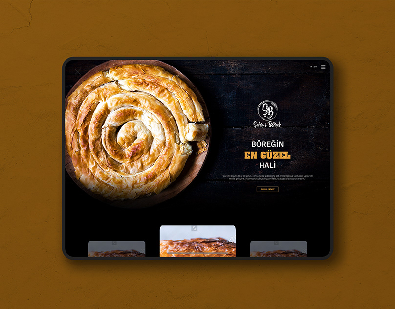 Şehr-i Börek Web Design